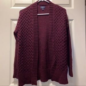 Maroon American Eagle Cardigan XS